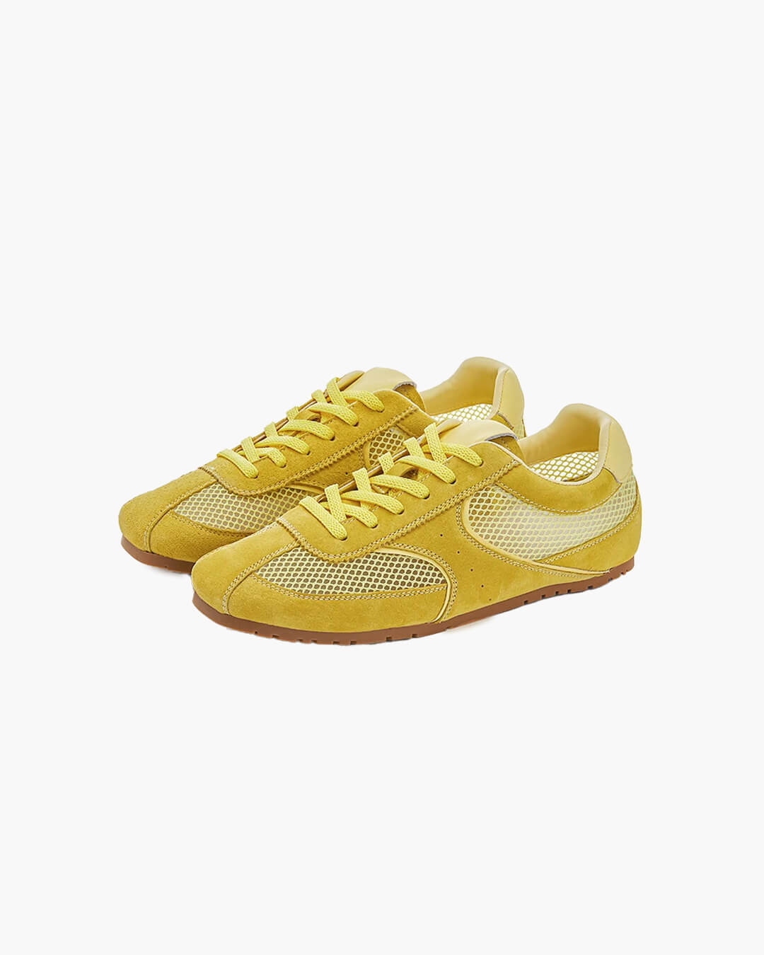 SEAME - Celina - Trendy Women's Sneakers with Breathable Mesh Upper & Durable Rubber Outsole White 35