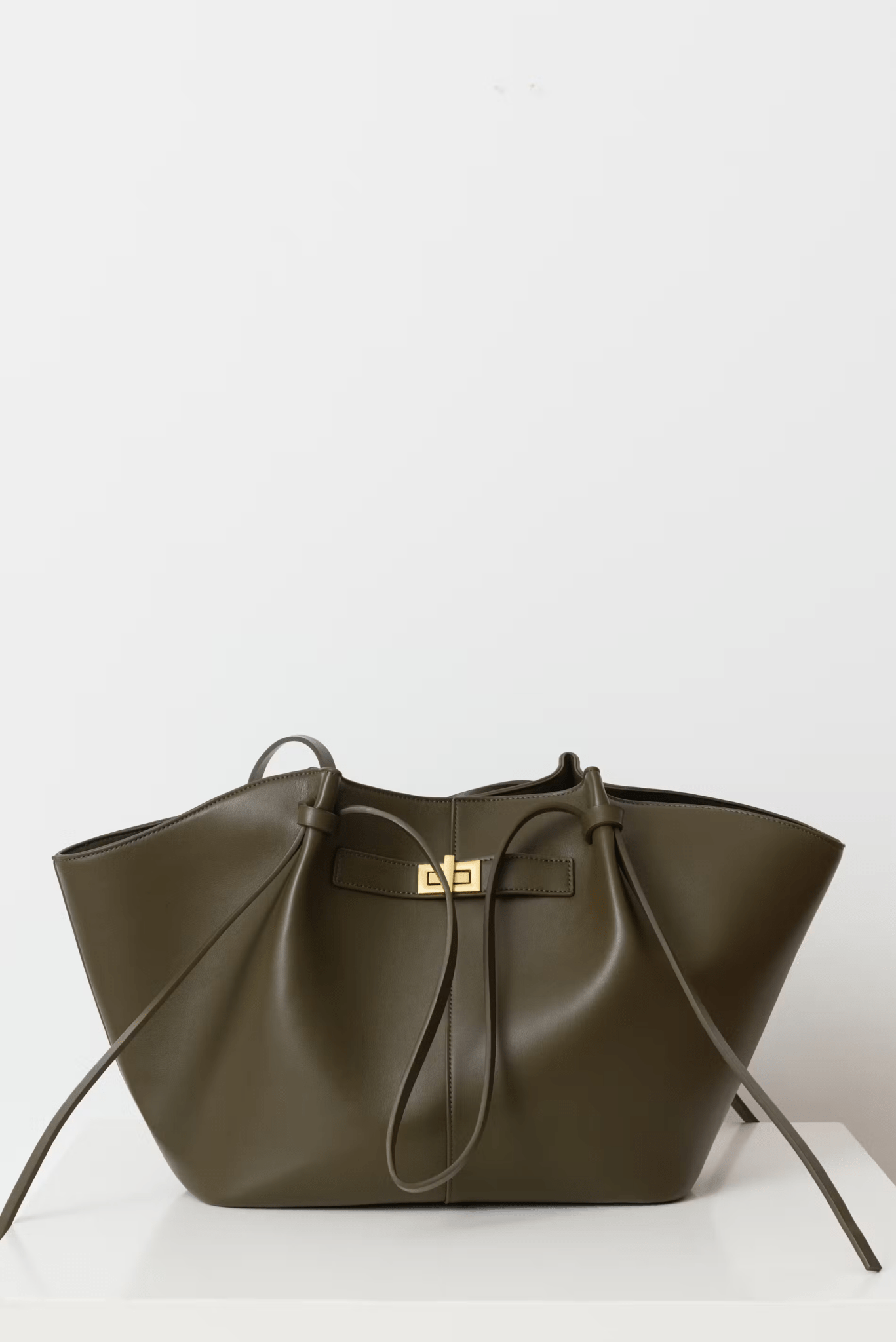 SEAME - Gerda Shopper Bag Dark Green Regular