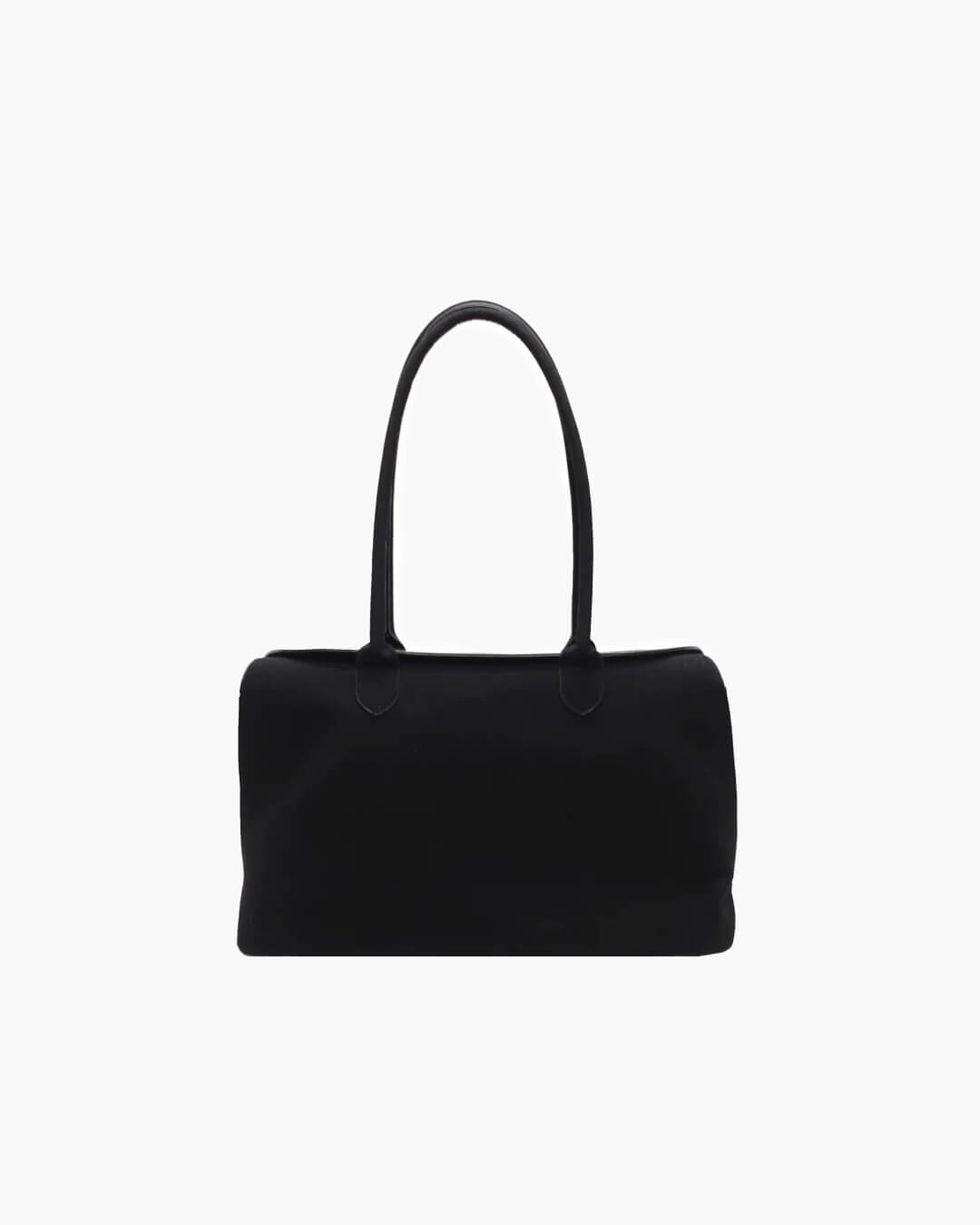 SEAME - Isha - Classic Suede Shoulder Bag with Elegant Design Black Regular