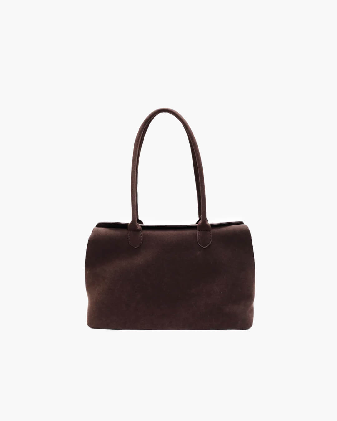 SEAME - Isha - Classic Suede Shoulder Bag with Elegant Design Black Regular