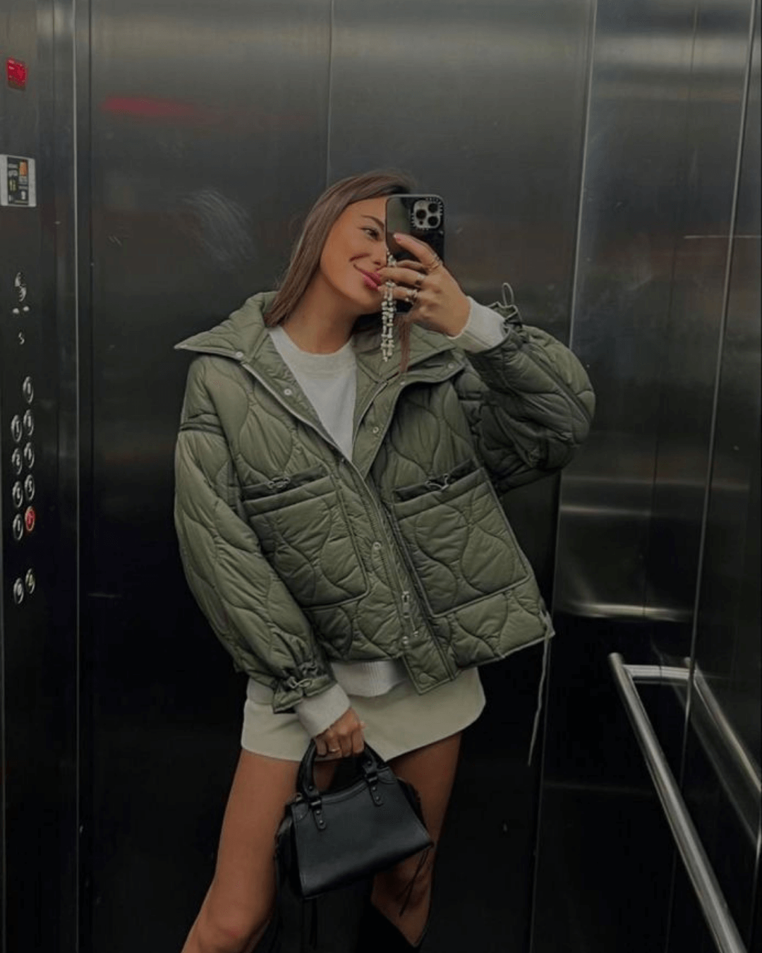 SEAME - Jessica Coat Green S