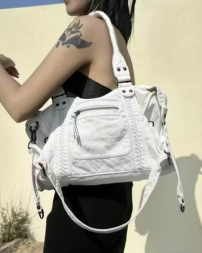 SEAME - Arabell Shoulder Bag White