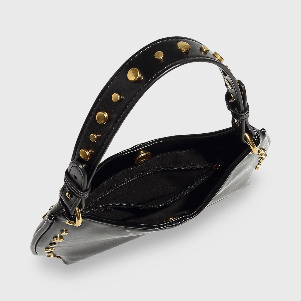 SEAME - Claudia Vegan Leather Bag Black Regular