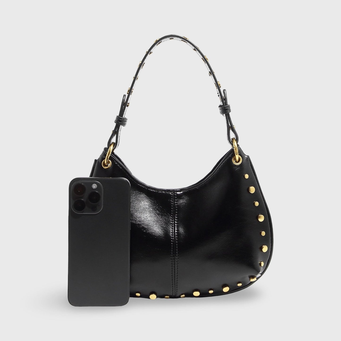 SEAME - Claudia Vegan Leather Bag Black Regular