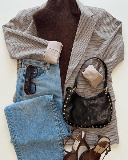 SEAME - Claudia Vegan Leather Bag Black Regular