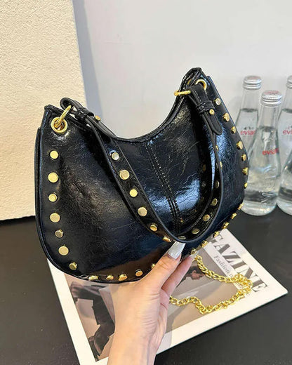 SEAME - Claudia Vegan Leather Bag Black Regular