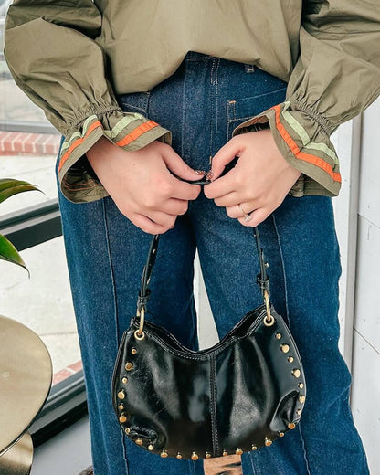 SEAME - Claudia Vegan Leather Bag Black Regular