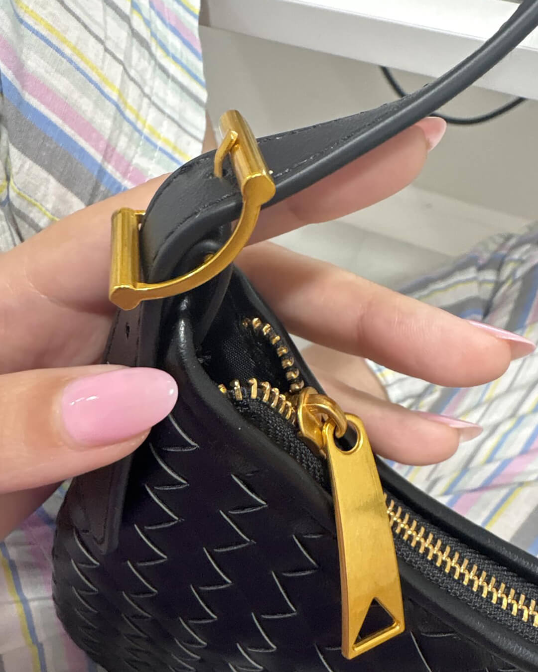 SEAME - Miriam Woven Tote Bag Brown Regular