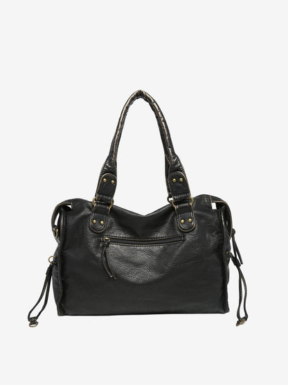 SEAME - SEAME - Black Shoulder Bag for Women in High - Quality Vegan Leather, Stylish & Versatile Default